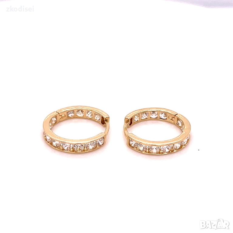 Златни обеци 2,33гр. 14кр. проба:585 модел:36361-6, снимка 1