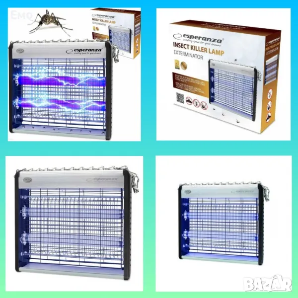 Лампа против насекоми - UV Extirminatori, 12W, снимка 1