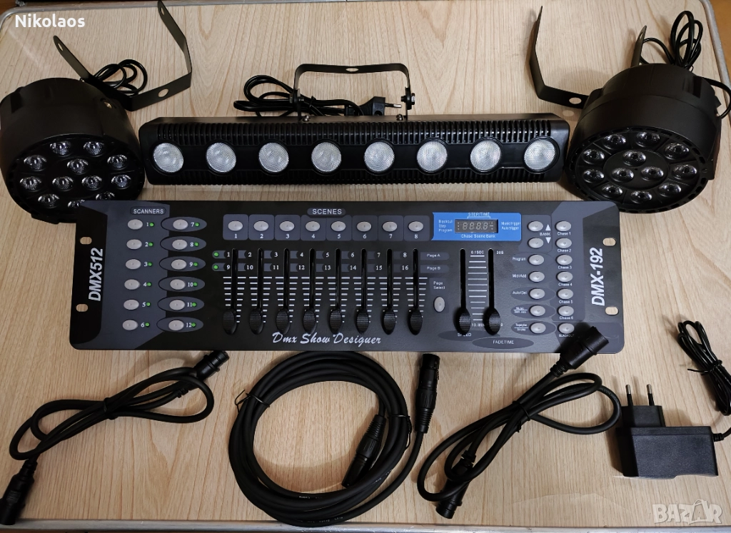 (Нов)Комплект осветление DMX,LED, снимка 1
