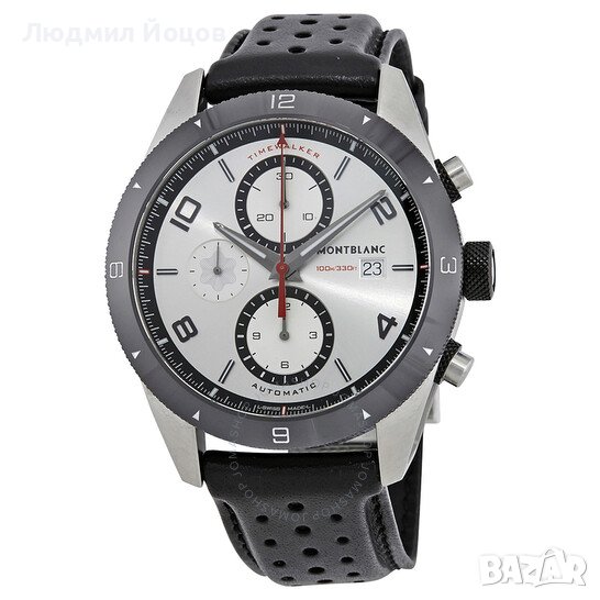 Мъжки часовник MONTBLANC Time Walker Chrono Auto Silver НОВ - 6299.99 лв., снимка 1