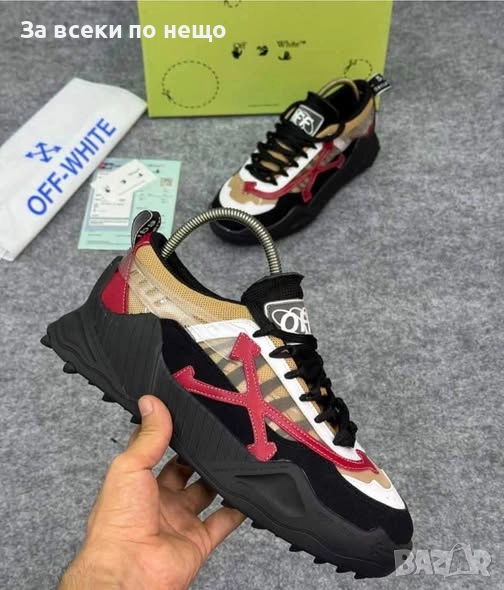 Off White Мъжки Маратонки👟Мъжки Спортни Обувки Оф Уайт Код P1591, снимка 1