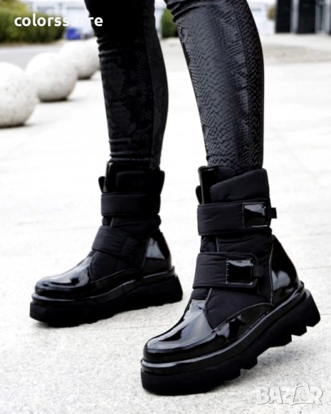 Равни апрески - черни - A22, снимка 1