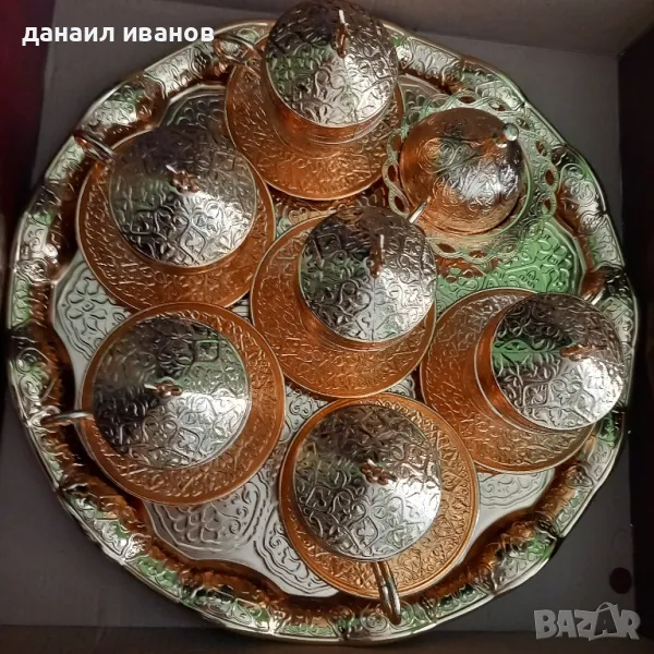 луксозен сервиз за кафе , снимка 1