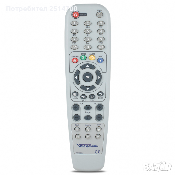 Дистанционно Vantage X2-YC01N, снимка 1