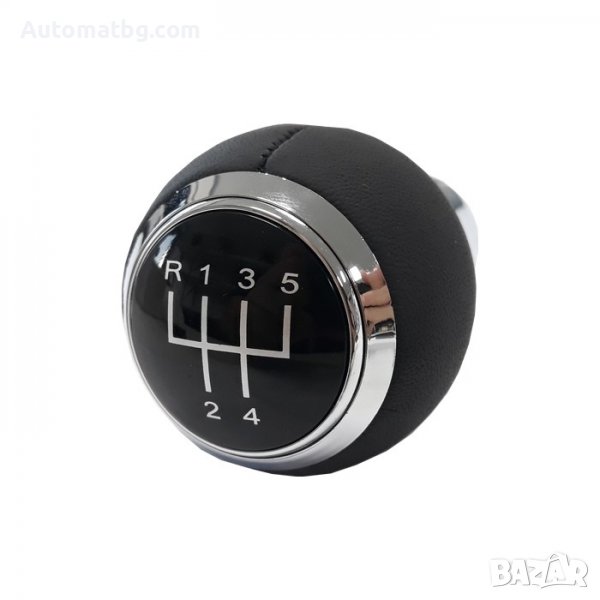 Топка за скоростен лост Automat, 5 скорорсти, За Audi A3, A4, Черен, снимка 1