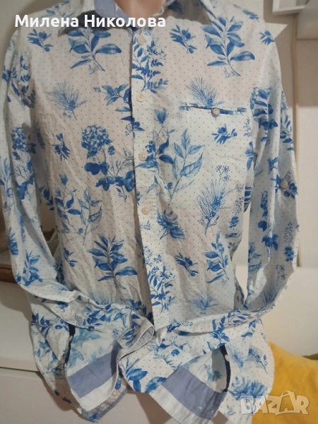 Мъжка риза S/M , снимка 1