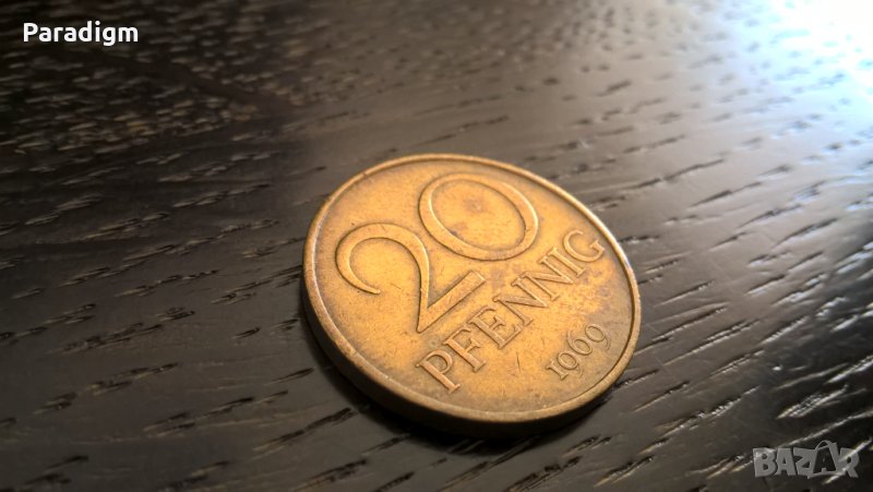 Монета - Германия - 20 пфенига | 1969г., снимка 1