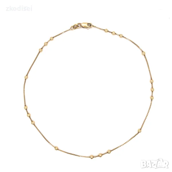 Златна дамска гривна 2,30гр. 28см. 14кр. проба:585 модел:30222-4, снимка 1