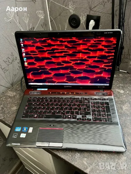 Лаптоп Toshiba Qosmio / 17.3 FullHD / i7 / 8GB Ram / 500GB / GTX 560M 1.5GB, снимка 1