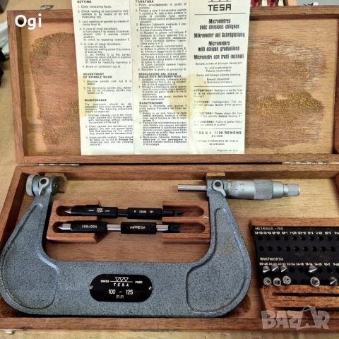 Микрометър резбомер TESA