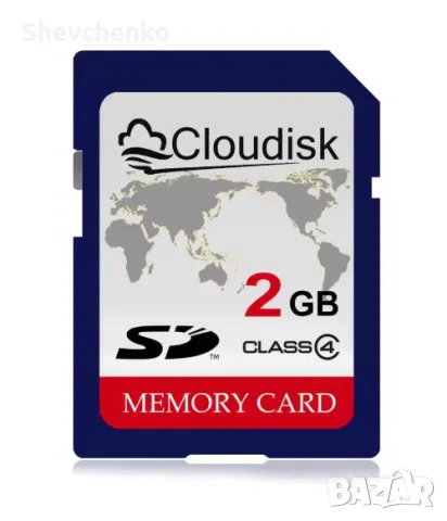Нова карта Cloudisk SD Card 2 GB за автомобил и камера
