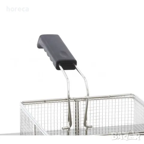 Електрически фритюрник 2 x 8 л, с 2 крана и студена зона, снимка 3 - Оборудване за магазин - 47874960