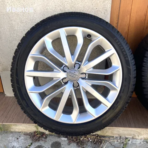 235х45х19 Dunlop 4 броя зимни гуми и 4 броя оригинални джанти на Audi, снимка 6 - Гуми и джанти - 48715547