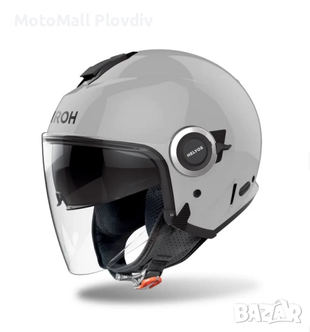 Онлайн Промо! Airoh Скутерска каска Helyos Color Concrete Grey Gloss, снимка 2 - Аксесоари и консумативи - 51669965