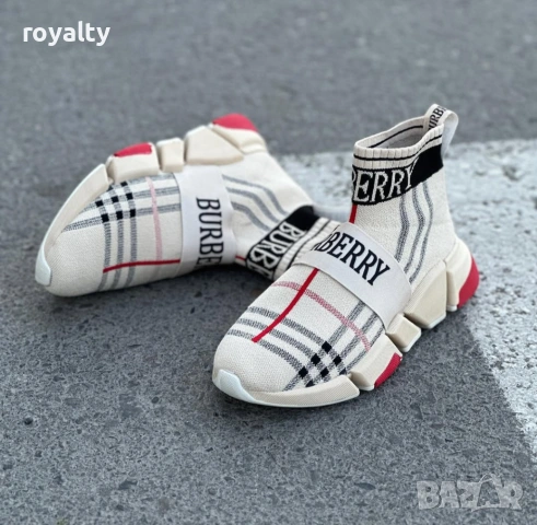 Burberry Унисекс Маратонки 36-45 Номер с Кутия Най Висок Клас Реални Снимки , снимка 2 - Маратонки - 53071310