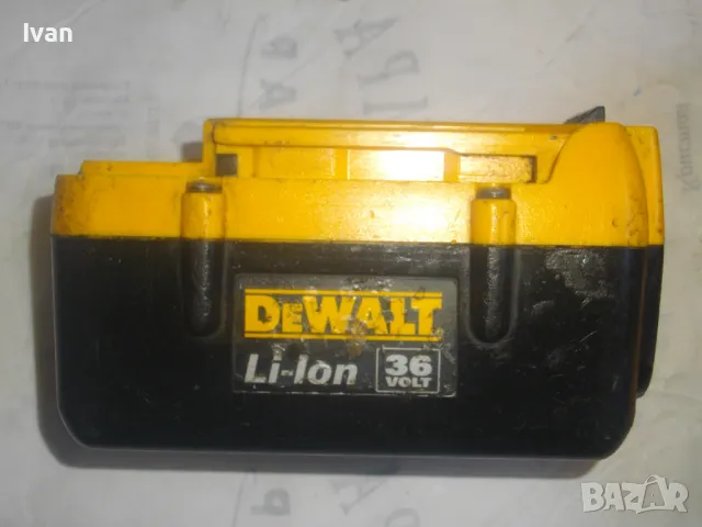 DeWALT 36V Li-ion Made in MEXICO Оригинален АКУМУЛАТОРЕН ЪГЛОШЛАЙФ 36 ВОЛТА ДЕВАЛТ с батерия зарядно, снимка 7 - Други инструменти - 47603156