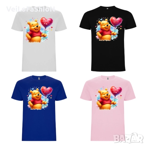 Нова сладка детска тениска с Мечо Пух в четири цвята