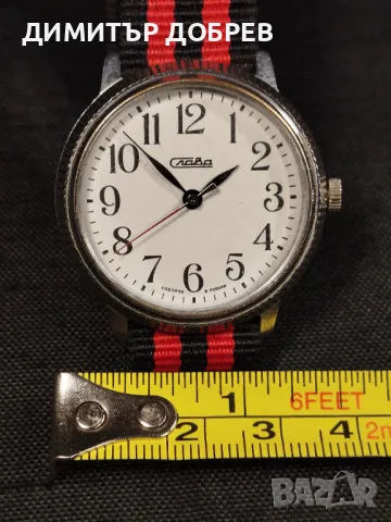 СТАР РЕТРО РУСКИ МЕХАНИЧЕН РЪЧЕН ЧАСОВНИК СЛАВА, снимка 8 - Антикварни и старинни предмети - 47796710