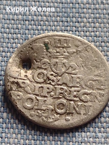 Сребърна монета 3 гроша 1622г. Сигизмунд трети Полша 28456, снимка 6 - Нумизматика и бонистика - 42900023