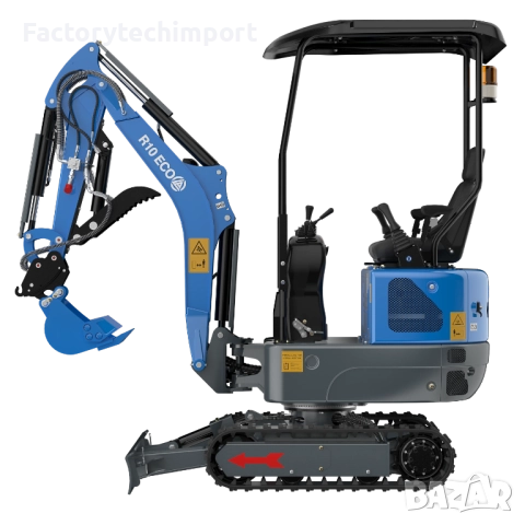 Мини багер RIPPA R10 ECO / 1 тон / Кубота двигател, снимка 6 - Индустриална техника - 52719529