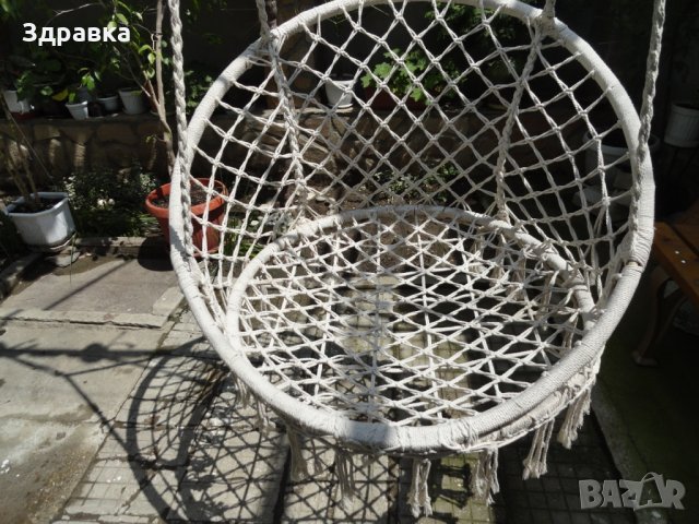 НОВА ГРАДИНСКА ЛЮЛКА висящ стол, снимка 3 - Градински мебели, декорация  - 24951914