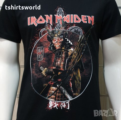Нова мъжка тениска на музикалната група IRON MAIDEN - Senjutsu Samurai Eddie Snake Death  , снимка 7 - Тениски - 35622768