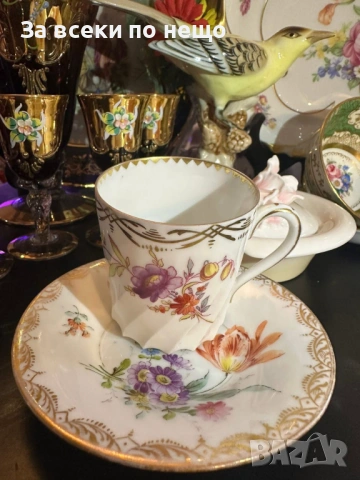 Dresden Silesia Germany от бранда “Porzellanfabrik Hermann Ohme” Код P2132 , снимка 11 - Антикварни и старинни предмети - 54159468