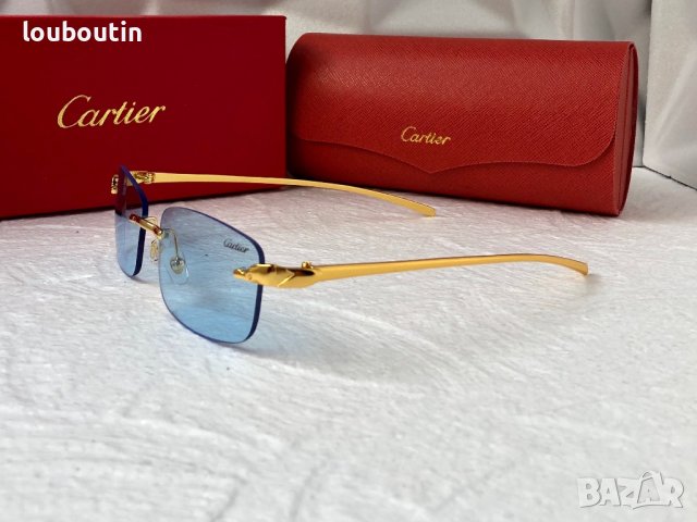 Cartier висок клас прозрачни слънчеви очила Мъжки Дамски слънчеви, снимка 8 - Слънчеви и диоптрични очила - 42759621