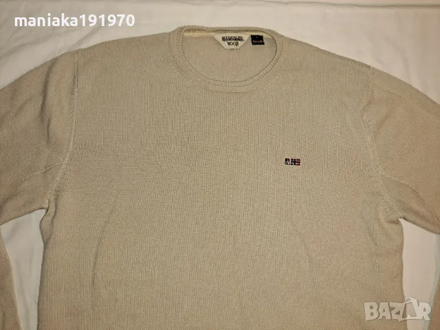 NAPAPIJRI Men's Damavand sweater (L) мъжки пуловер мерино 100% Merino Wool , снимка 2 - Пуловери - 47755109