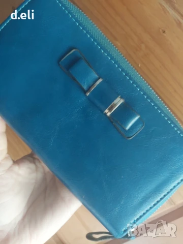 Monica Narducci Italy. Original  Голям кожен портфейл от 100% Кожа, снимка 1