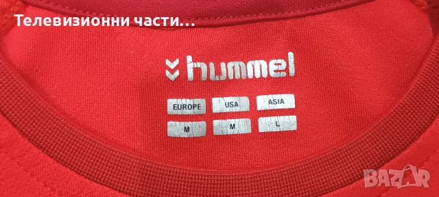 Футболна тениска фланелка на Дания Denmark Hummel RN NO. 104932 датски национален отбор размер S, снимка 9 - Тениски - 52145612
