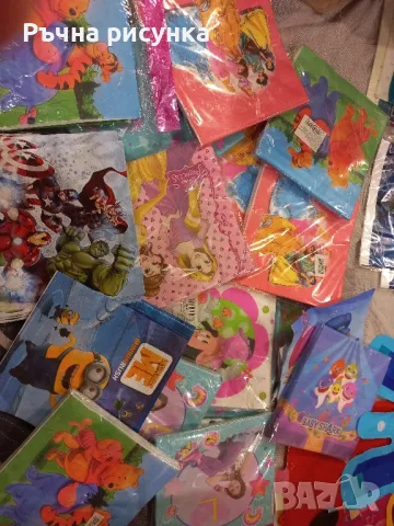 Парти артикули на складови цени ,всякакви детски теми,налични ,изпращам веднага , снимка 9 - Декорация за дома - 48620277