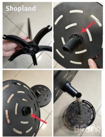 Въртящ се стелаж за съхранение, снимка 3 - Органайзери - 44144227