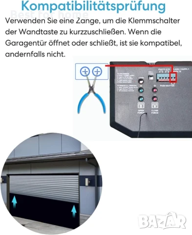 LoraTap Smart Wi-Fi отварачка и контролер за гаражна врата,гласово управление с Alexa , снимка 3 - Друга електроника - 51137818