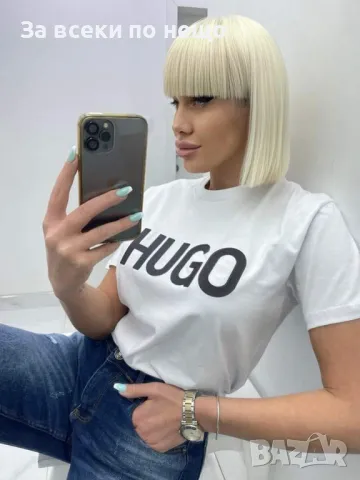 Дамска тениска Burberry👚Prada👚McQeeen👚Hugo Boss👚 Код A1, снимка 8 - Тениски - 47369786