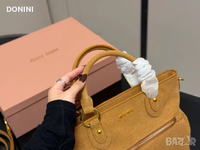 Miu Miu Belair Дамска чанта, кожа, снимка 5 - Чанти - 55975145