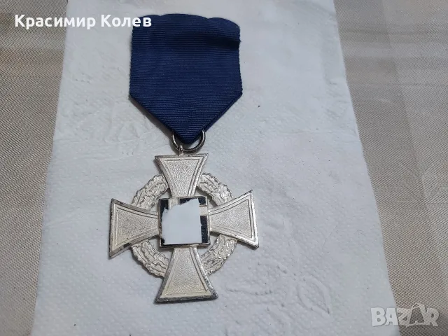 Немски кръстове за дългогодишна служба в полицията - 2 бр, снимка 6 - Антикварни и старинни предмети - 56260962