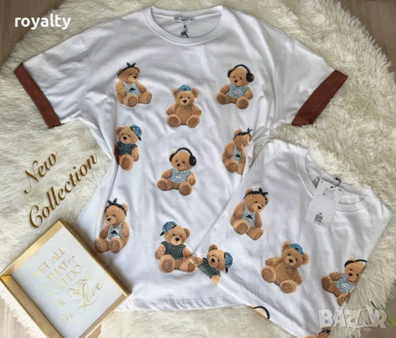 Памучни дамски тениски Различни дизайни , снимка 2 - Тениски - 50413235