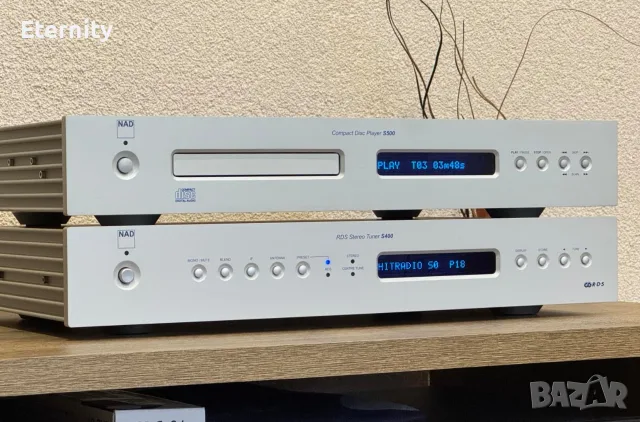 NAD Silver Series: CD плеър NAD S500 и RDS тунер NAD S400