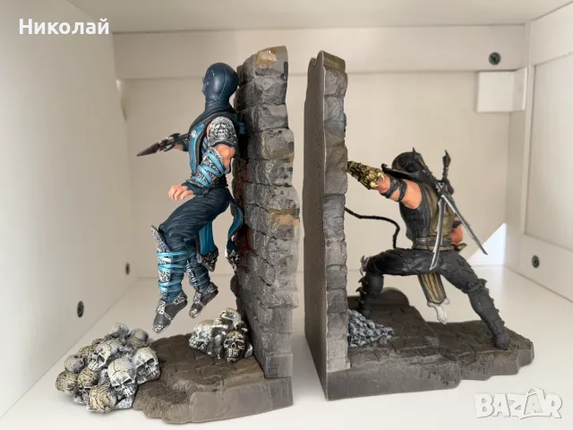 Mortal Kombat 9 Kollector Edition Фигури Scorpion vs Subzero USA Мортал Комбат MK, снимка 6 - Колекции - 55777576