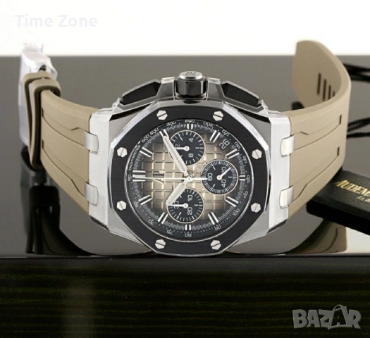 Audemars Piguet Royal Oak Offshore Chronograph 43mm Khaki & Ceramic Bezel, снимка 9 - Мъжки - 52999054