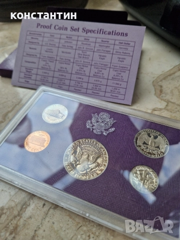 сет монети САЩ от 1987г, снимка 2 - Нумизматика и бонистика - 52061180