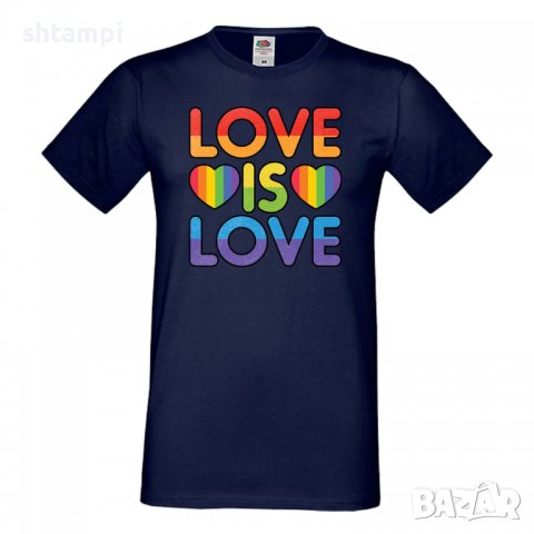 Мъжка тениска Love Is Love 2 multicolor Прайд,Празник.Повод,Изненада, снимка 8 - Тениски - 37103173