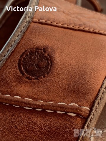 Модерни кожени чехли-джапанки TIMBERLAND унисекс, снимка 5 - Чехли - 37246236