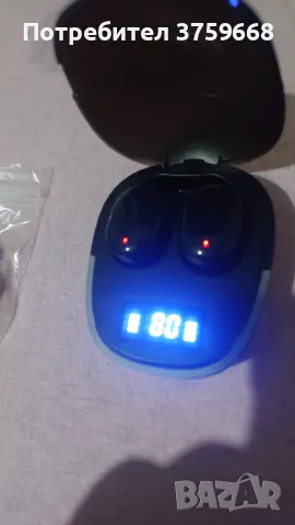 Блутут  V5.4 слушалки нови с заряден кейс ,кабел и различни гумички, снимка 8 - Слушалки и портативни колонки - 49382162