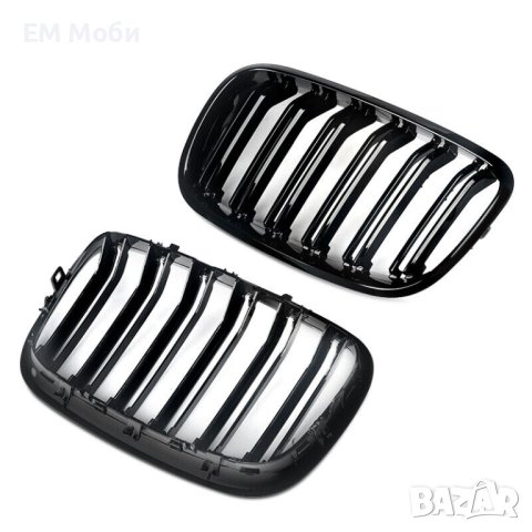 Решетки Бъбреци за BMW X6 E71 2008-2013г. Черен Гланц Двойни, снимка 5 - Аксесоари и консумативи - 44397909