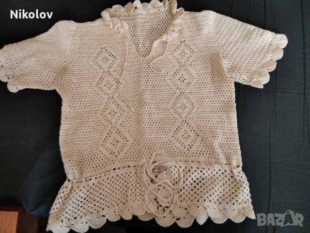 Ръчно изработена блузка, снимка 4 - Корсети, бюстиета, топове - 30275917