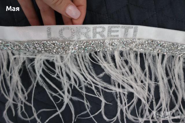 Бяла рокля Lorreti, размер S + колан Lorreti, снимка 6 - Рокли - 53983407