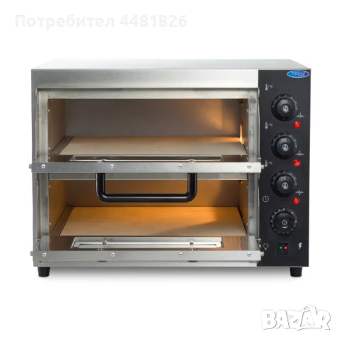 Електрическа пицарска фурна 3 kW – Компактна мощност за съвършена пица!, снимка 8 - Обзавеждане на кухня - 50532395