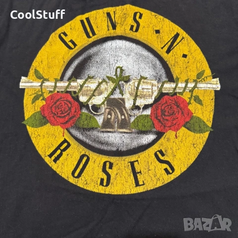 Тениска Guns N' Roses Rock Revolver Rose Размер M, снимка 4 - Тениски - 53925712